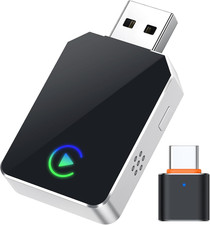 Wireless Carplay Adapter for Iphone, 2026 Upgraded 2-In-1 Android Auto Carplay W