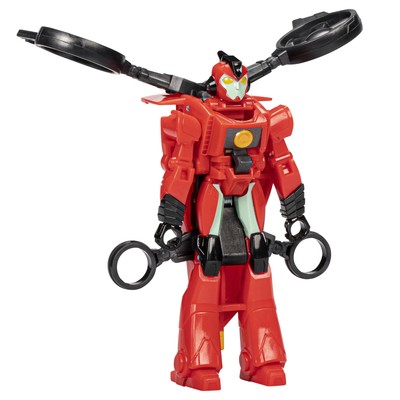 Transformers EarthSpark 1 Step Flip Changer Terran Twitch Action Figure 4 Inch