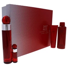 Perry Ellis Men's 360 Degrees Red for Men Gift Set Fragrances 844061012592
