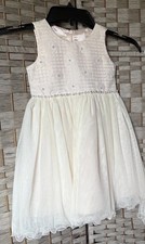 Girls Pearl Rhinestone Embellished Tulle Amer...