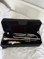 Eastar ETR 380 N trumpet silver finish, Mouthpiece, Carry Case Included 