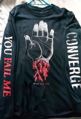 Vintage Converge Metal Band You Fail Me Black Long Sleeve S to 5XL TU621