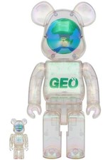 BE@RBRICK GEO EARTH Figure Medicom Toy Bearbrick New Box