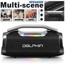 Wireless Portable Bluetooth Boombox Speaker 55W Rechargeable Loud Stereo System