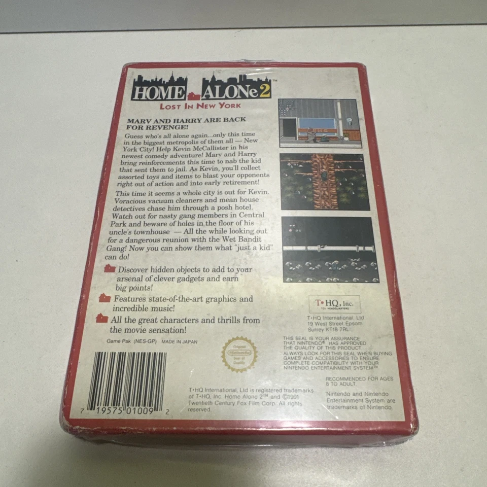 Home Alone 2: Lost in New York (Nintendo Entertainment System) THQ Game SEALED - Image 3 of 4