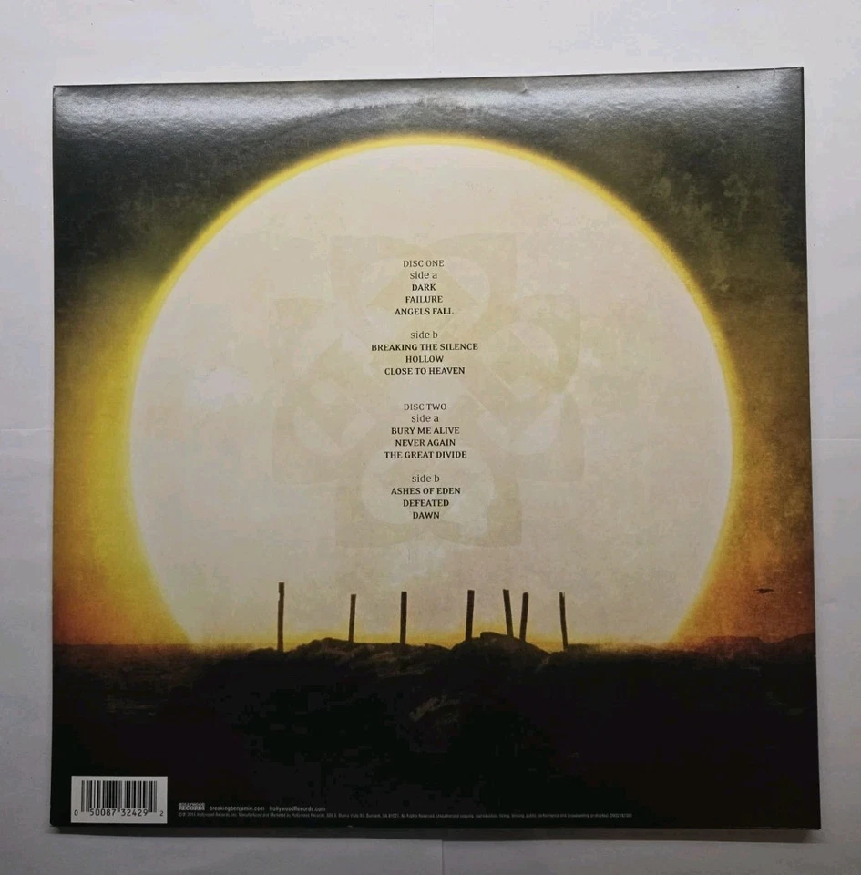 Breaking Benjamin Dark Before Dawn 2 LP Vinyl 2015 - Image 3 of 4