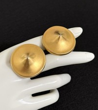 VINTAGE EARLY MODERNIST ROBERT LEE MORRIS DOME EARRINGS