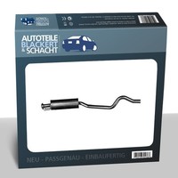 Auspuff Mitteltopf für Opel Astra F + Cabriolet + CC