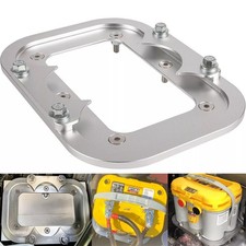 Aluminum Battery Tray Hold Down Mount Trunk Relocation Box For Optima D34 3478