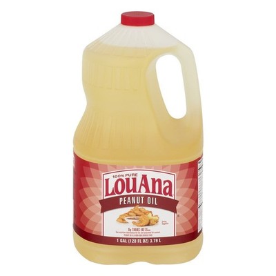 LouAna Pure Peanut Oil for High-Heat Cooking, 128 fl oz - Premium Quality