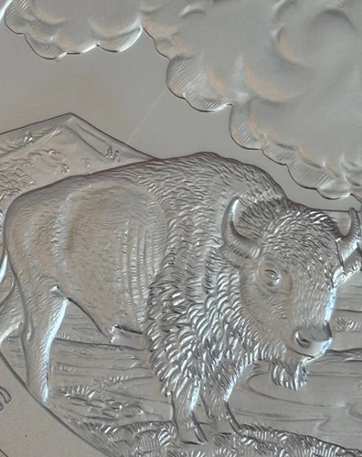 5 oz Silver ATB Bison Buffalo YELLOWSTONE Has Never Been Out of Capsule UNC 2010