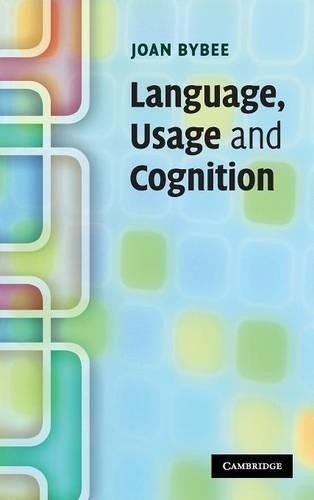 Language, Usage and Cognition by Joan Bybee - 9780521851404
