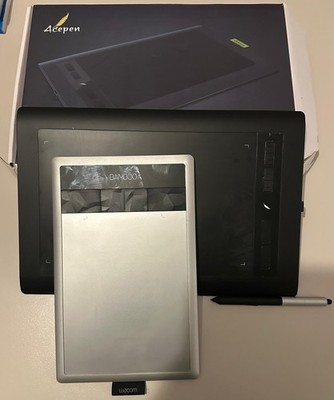 Wacom Bamboo CTH-470 + Acepen 1060N Grafiktablett Bundle Stylus