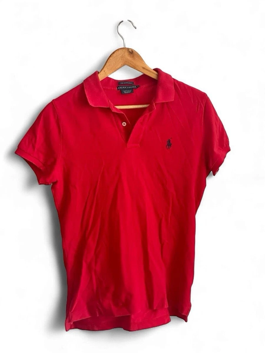Ralph Lauren The Skinny Polo in Red Size L