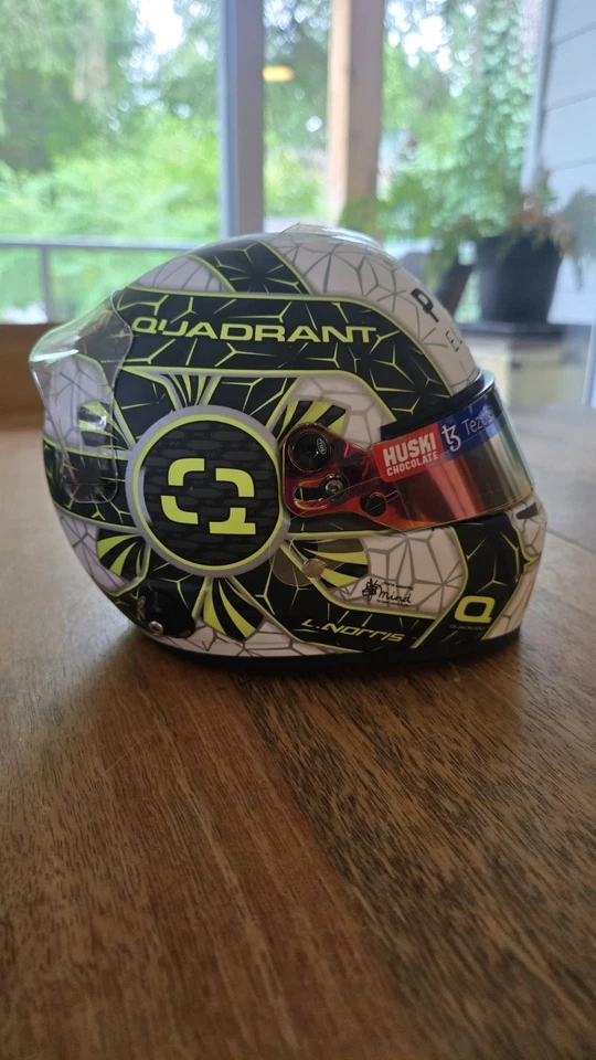 Lando Norris 2021 Turkey Mclaren 1/2 Scale F1 Helmet With Upgrades - Image 4 of 4