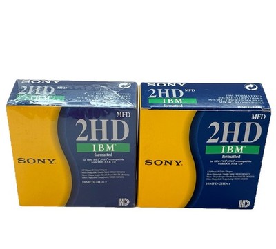 Sony Disketten - MFD 2HD, IBM formatiert, 1,44MB - 20er Pack Neu 