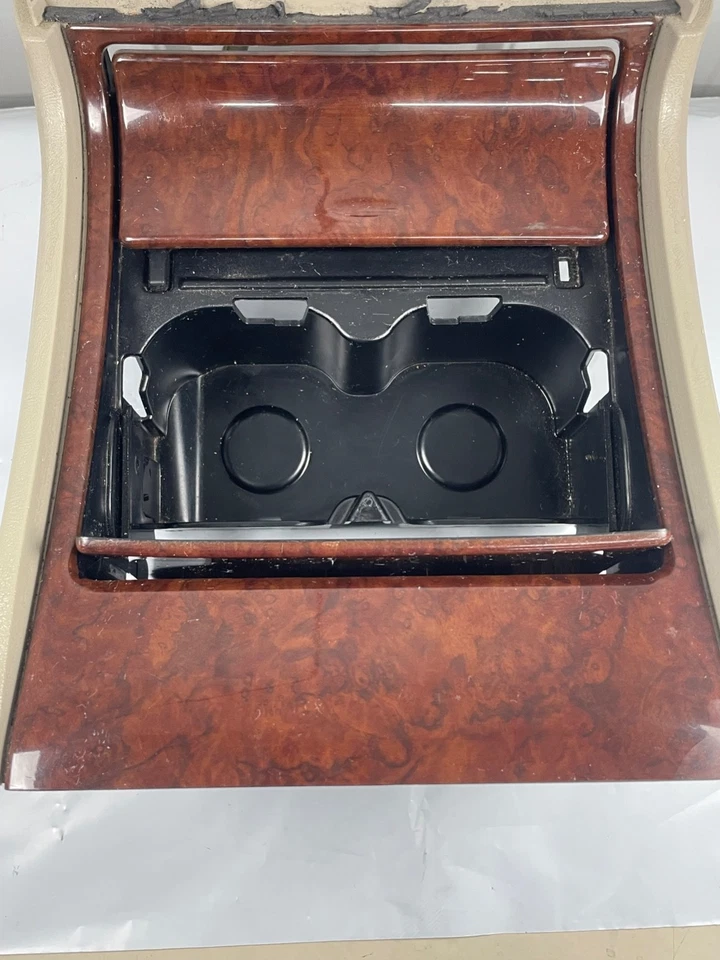 Portavasos consola central madera grano pizarra OE 10375850 para Cadillac Escalade 03-06 Foto 4 de 4