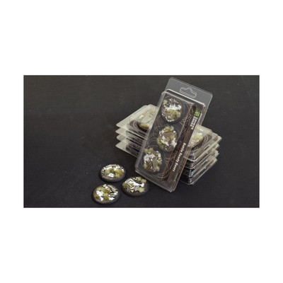 Gamers Grass Finished Bases Winter Bases - Round Lip 50mm Pack New