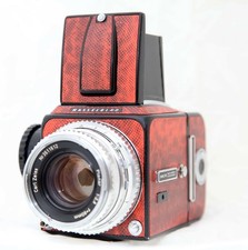 AMANDA---Hasselblad Camera 500 Series Genuine Leather Sand SnakeSkin Cover