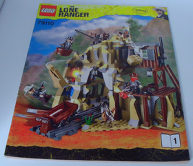 Lego The Lone Ranger Manuals 79108,79106,79111,79109,79107, and 79110