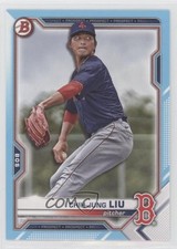 2021 Bowman Draft Sky Blue 123/499 Chih-Jung Liu #BD-190 o9a