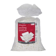 Office Depot Brand Loose-Fill Packing Peanuts, 5 Cu Ft