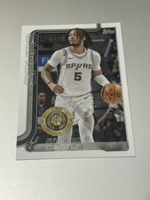 2025-26 Topps Basketball All-Rookie Team #197 STEPHON CASTLE SAN ANTONIO SPURS