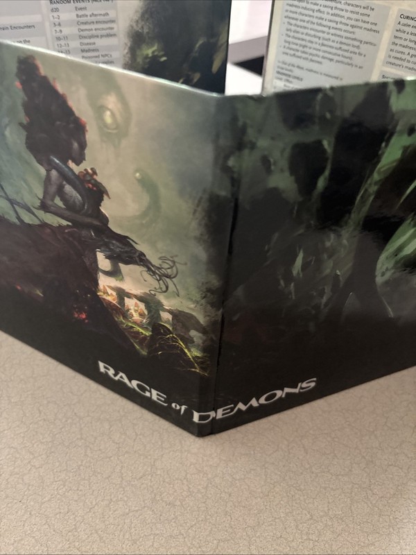 D&D - Dungeon Master's Screen - Rage of Demons - Dungeons & Dragons 5th Edition!