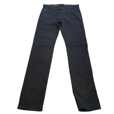 NWOT AG Adriano Goldschmied Men's 32x34 The Matchbox Slim Straight Jean Black