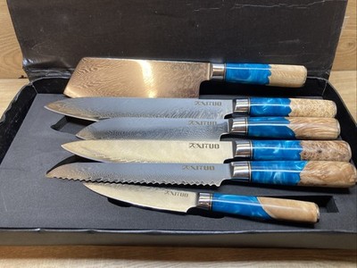 XITUO Kitchen Knives-Set Damascus Steel MISSING SLICING KNIFE
