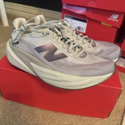 New Balance Men's FuelCell Rebel V5 Shipyard Arid Stone Silver Metallic Running