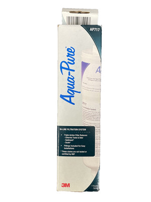 3M Aqua Pure In Line replacement triple action 5 micron water filter model AP717
