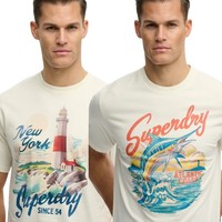 Superdry Mens Maritime Short Sleeve T-Shirt