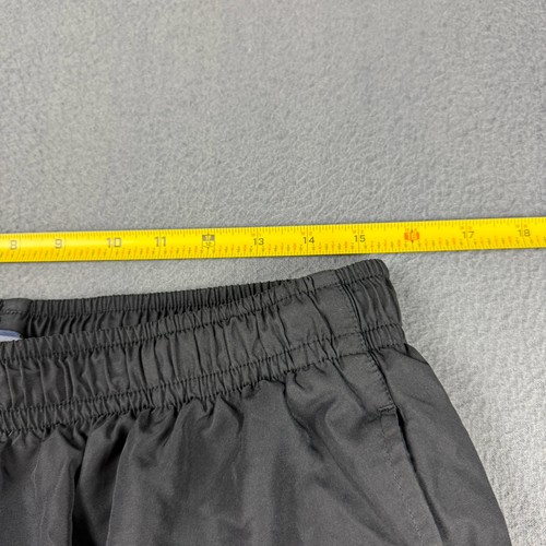 Nike Track Pants Men's 2XL Black Baggy Y2K Nylon Windbreaker Running Gym Workout - Picture 9 of 12