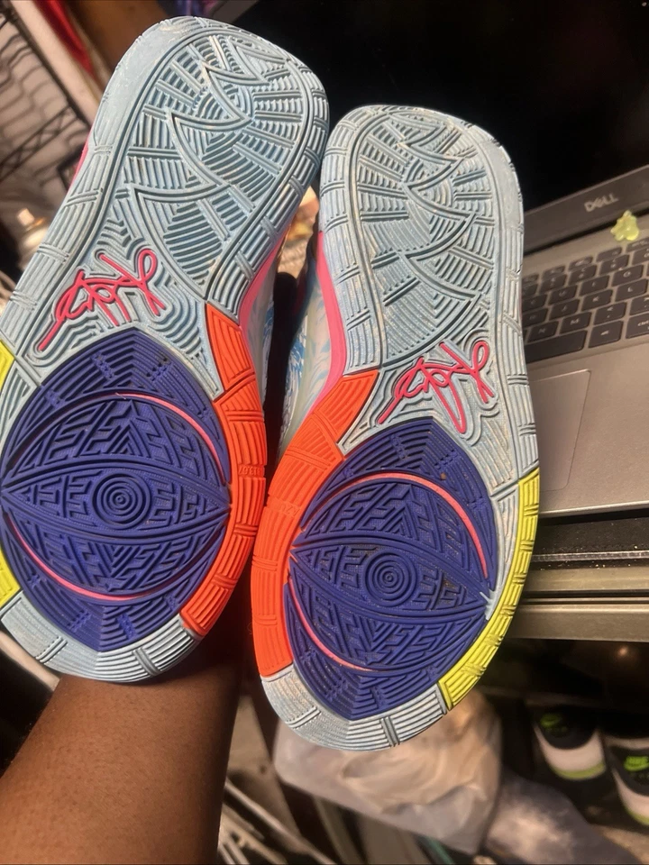 耐克 Kyrie 6 运动鞋 6y 码 (GS) CZ4686-409 欧文篮球鞋 — 第 3/4 张图片