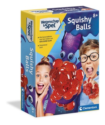 Clementoni Wetenschap & Spel Fun - Squishy Ballen, wetenschappelijk laboratorium