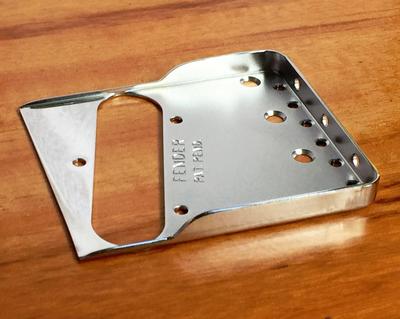 Fender Tele/Telecaster Custom Bridge-Plate w/Hybrid Double Flange Notches