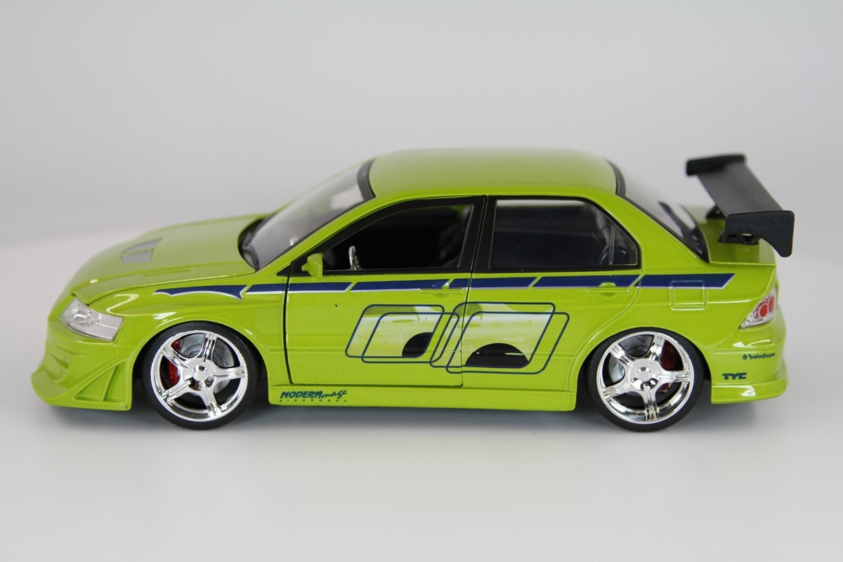 ミニカー RACING CHAMPIONS LANCER EVOLUTION Fast Furious Tokyo Drift Mitsubishi 1:18 Lancer Evo 7 VII