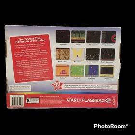 Vintage ATARI Flashback 2 Plug & Play TV Game Asteroids Pong Gaming Console