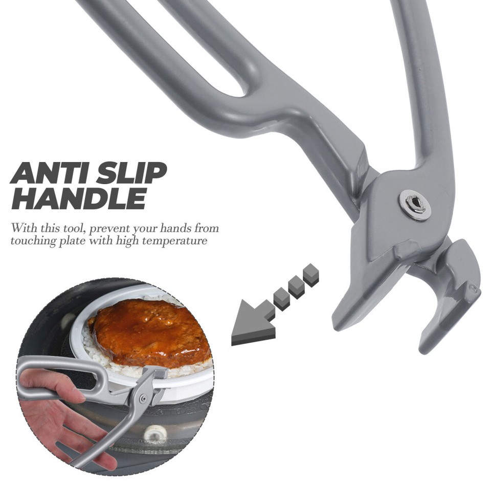 Hot Pot Lifting Clamp Warm Pot Holder Clamp Pan Grabber Baking Plate