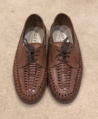 Mens Leather Tan Summer Shoes UK6/EU40 UK