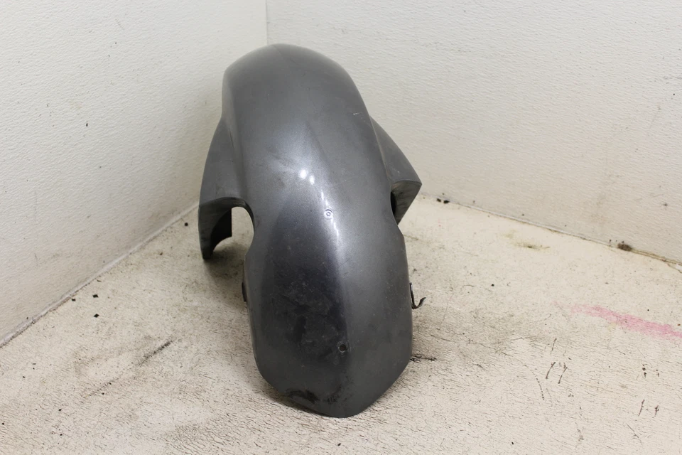 04 05 GSXR 600 750 GIXXER SUZUKI OEM SILVER FRONT WHEEL FENDER COWL FAIRING B6-D - Image 3 of 4