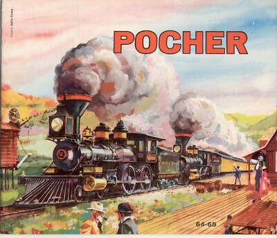 catalog POCHER 1964-65 HO 1/87 + FIAT 1300 + guns 1/20 + price SEK F E D aa