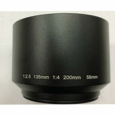 58mm Metal Lens Shade Hood for Takumar 135mm f2.5 200mm f4 Pentax 58
