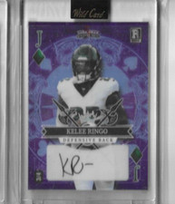 Keelee Ringo RC Auto #/4 Rare Prizm Rookie Autograph 2023 Wild Card 5 card draw