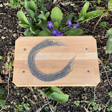 Nestelschnur schwarz-wei&szlig; mit Nestelspitzen Gewandung Mittelalter LARP 100%Wolle