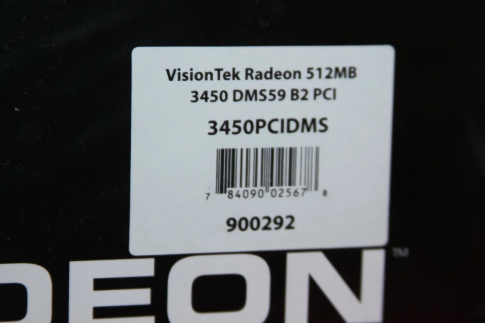 VisionTek ATI Radeon HD 3450, 512MB, DMS-59 + 2xDVI-I PCI Graphics Card (900292) - Image 2 of 4