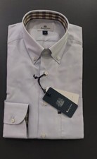 Aquascutum Active Oxford Shirt SH001 Men Grey New FW24/25