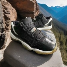AIR JORDAN 11 XI RETRO LOW INFRARED 23 BLACK/PLATINUM (BIG KIDS) YOUTH SIZE 5Y