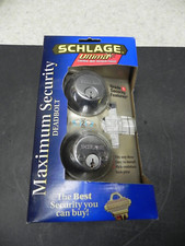 Two-Schlage Deadbolt Locks-Grade 1- New in Box